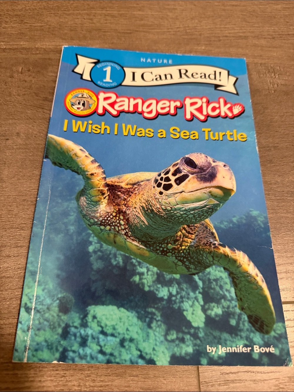 I Wish I Was a Sea Turtle - Blue Cover toddler book - Picture 1 of 1